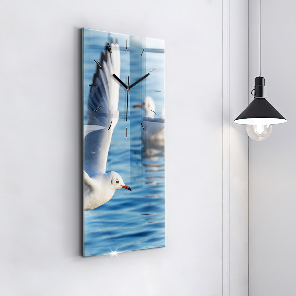 Zegar ścienny pionowy Mewy w Gdyni
