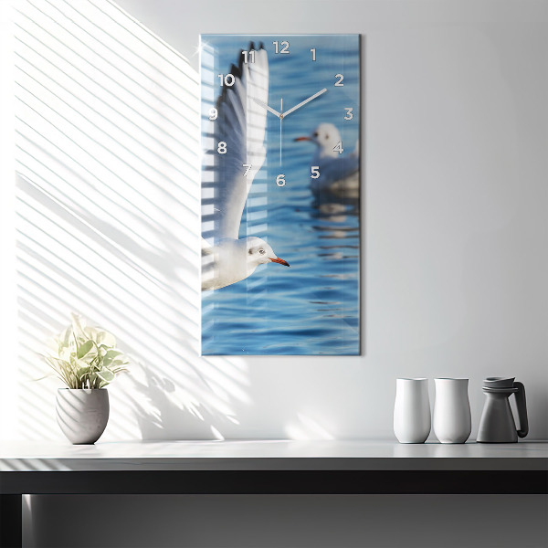 Zegar ścienny pionowy Mewy w Gdyni