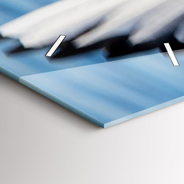 Zegar ścienny pionowy Mewy w Gdyni