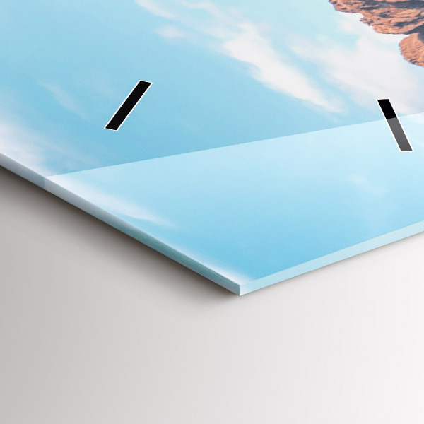 Zegar ścienny pionowy Domek w Tatrach