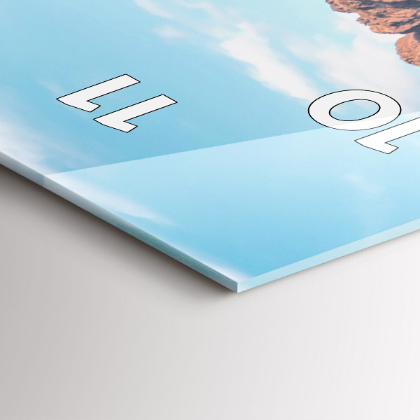 Zegar ścienny pionowy Domek w Tatrach