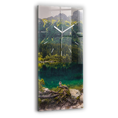 Zegar ścienny pionowy Morskie Oko w Tatrach