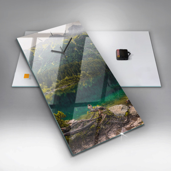 Zegar ścienny pionowy Morskie Oko w Tatrach