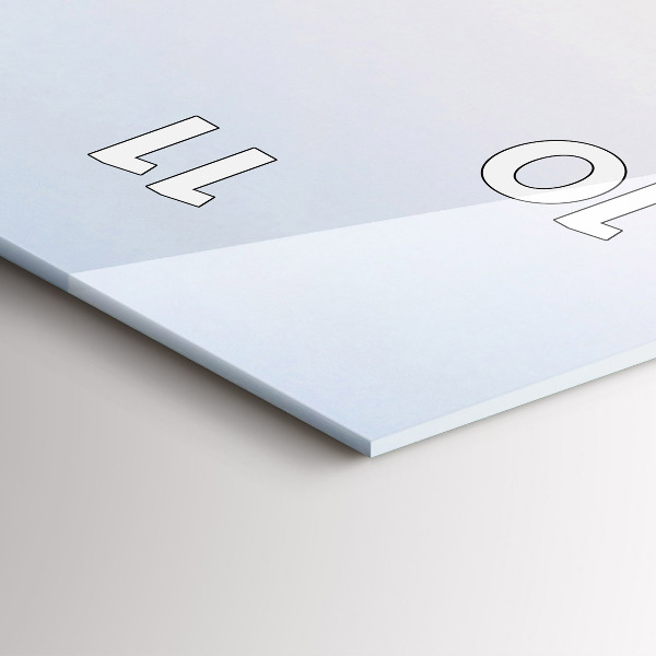 Zegar ścienny pionowy Jezioro i góry