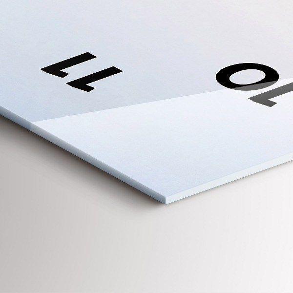 Zegar ścienny pionowy Jezioro i góry