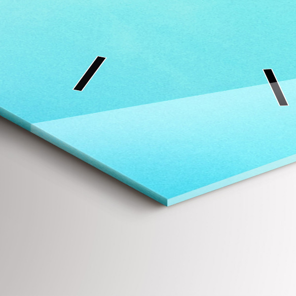 Zegar ścienny pionowy Góra i rzeka w Polsce