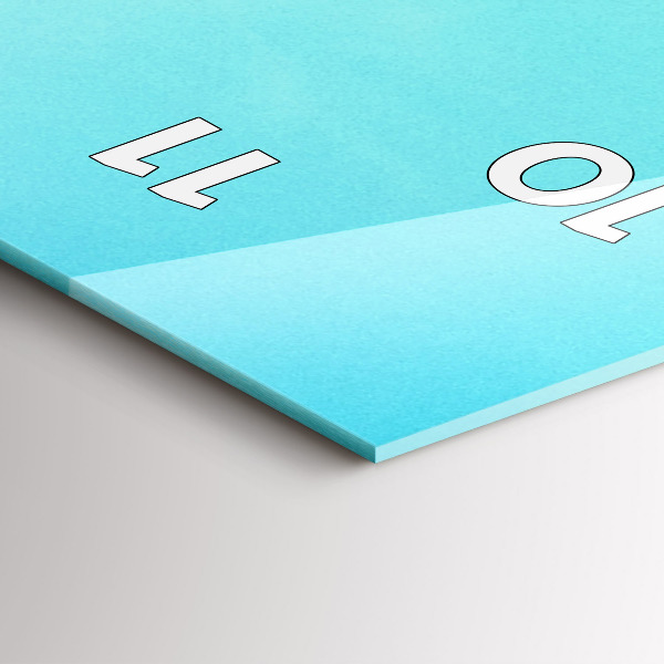 Zegar ścienny pionowy Góra i rzeka w Polsce