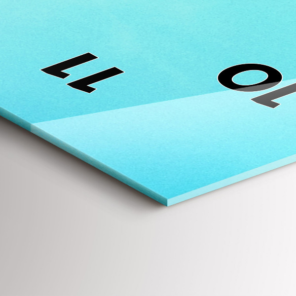 Zegar ścienny pionowy Góra i rzeka w Polsce