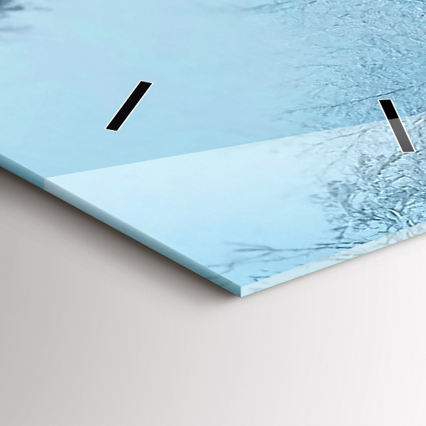 Zegar ścienny pionowy Sarny na torach