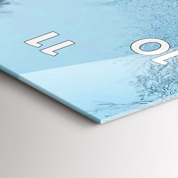 Zegar ścienny pionowy Sarny na torach