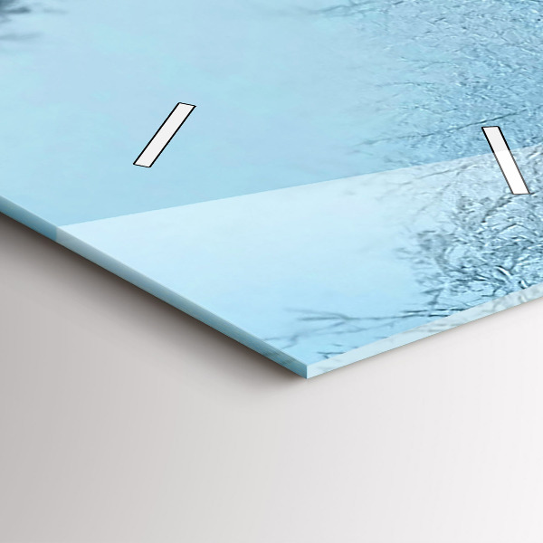 Zegar ścienny pionowy Sarny na torach