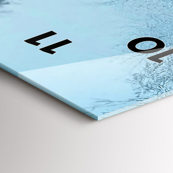 Zegar ścienny pionowy Sarny na torach