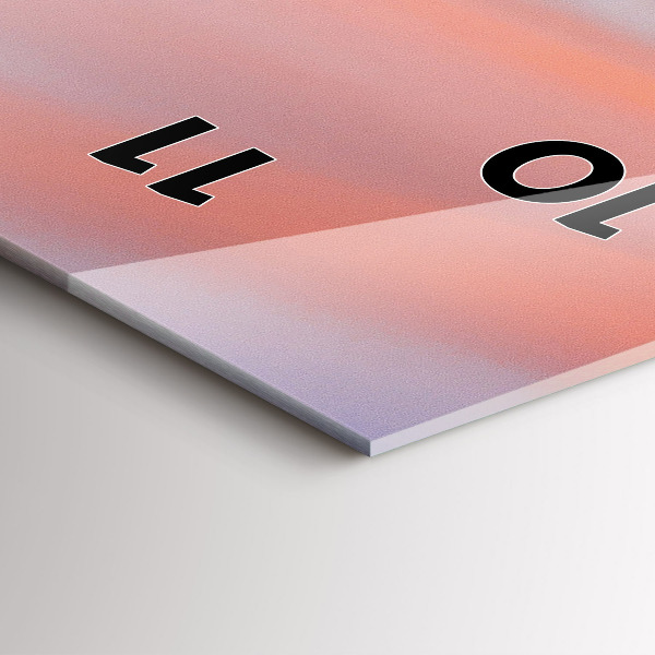 Zegar ścienny pionowy Widok na jezioro