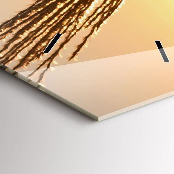 Zegar ścienny pionowy Pszenica w złotym słońcu