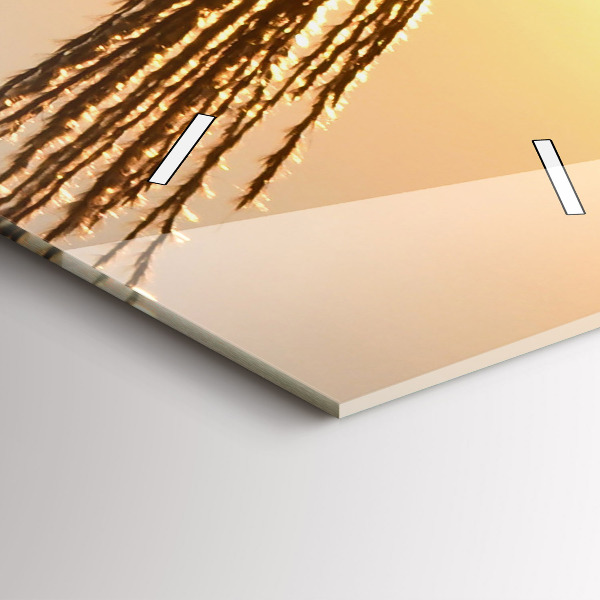 Zegar ścienny pionowy Pszenica w złotym słońcu