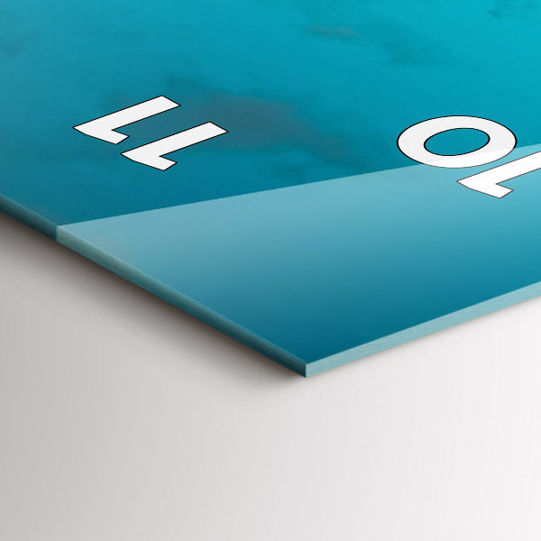 Zegar ścienny pionowy Kobieta na drodze