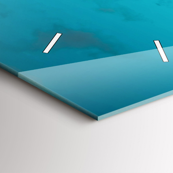 Zegar ścienny pionowy Kobieta na drodze