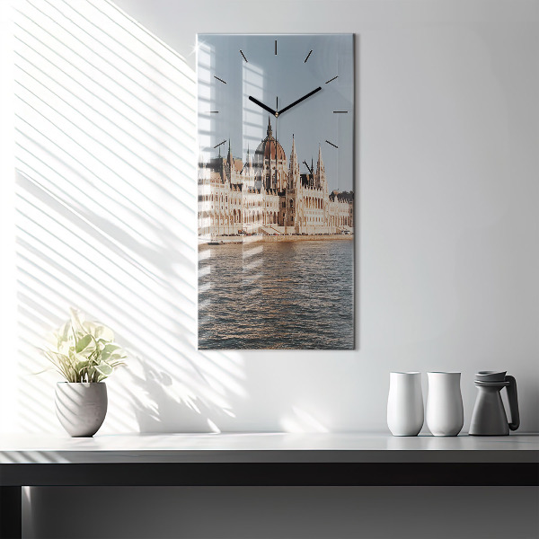 Zegar ścienny pionowy Parlament w Budapeszcie