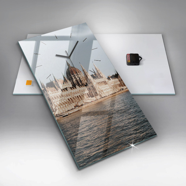 Zegar ścienny pionowy Parlament w Budapeszcie