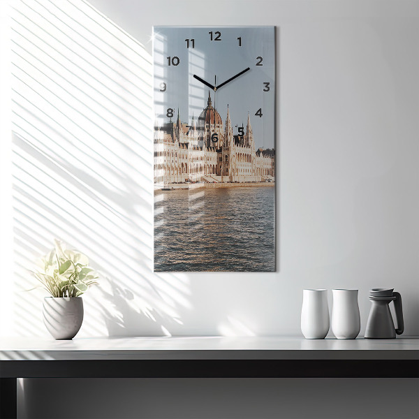 Zegar ścienny pionowy Parlament w Budapeszcie