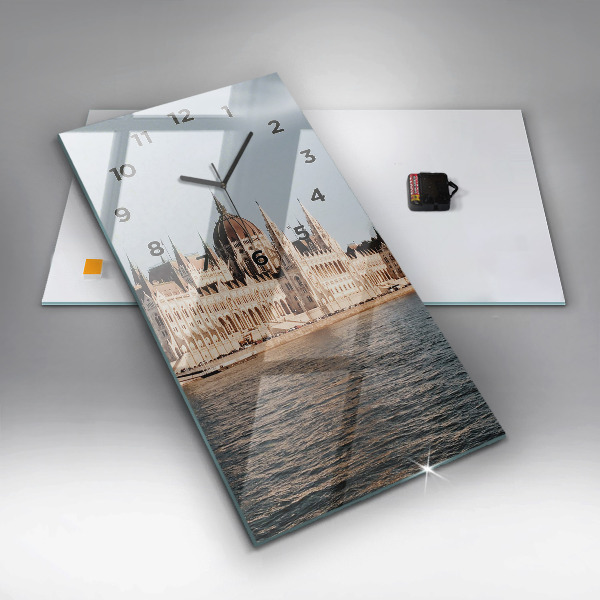 Zegar ścienny pionowy Parlament w Budapeszcie