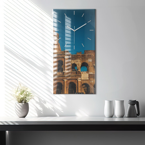 Zegar ścienny pionowy Koloseum we Włoszech