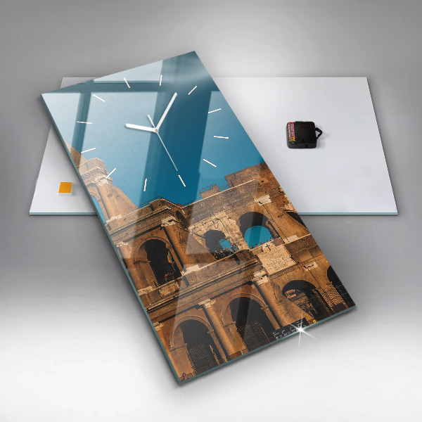 Zegar ścienny pionowy Koloseum we Włoszech