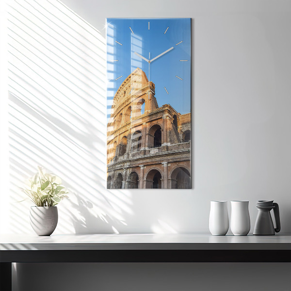 Zegar ścienny pionowy Koloseum w Rzymie