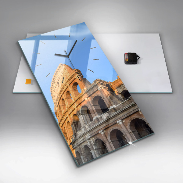 Zegar ścienny pionowy Koloseum w Rzymie