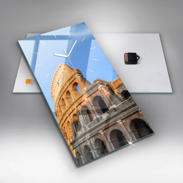 Zegar ścienny pionowy Koloseum w Rzymie