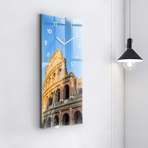 Zegar ścienny pionowy Koloseum w Rzymie