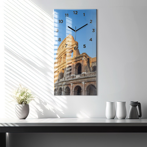 Zegar ścienny pionowy Koloseum w Rzymie