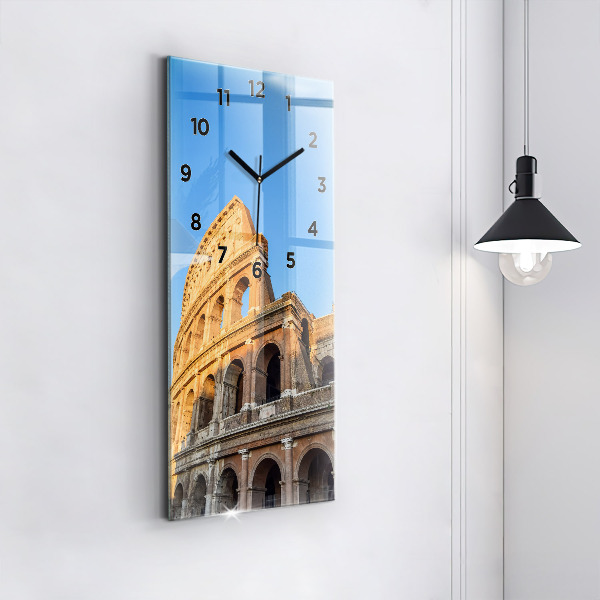Zegar ścienny pionowy Koloseum w Rzymie