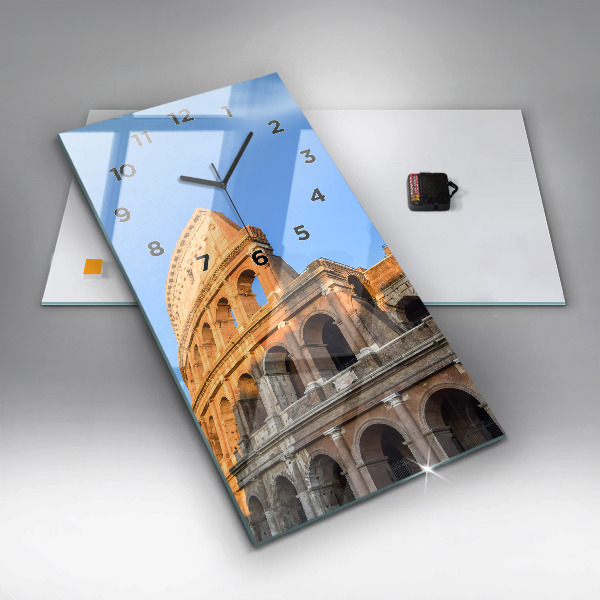 Zegar ścienny pionowy Koloseum w Rzymie