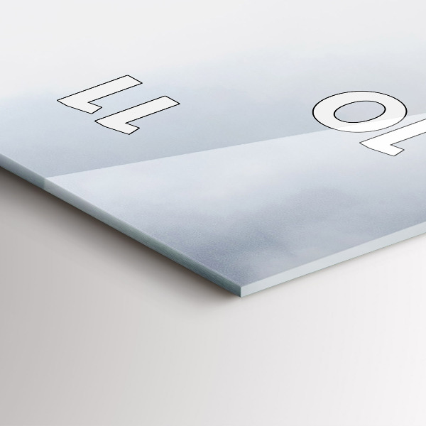 Zegar ścienny pionowy Wieżowiec w Mediolanie