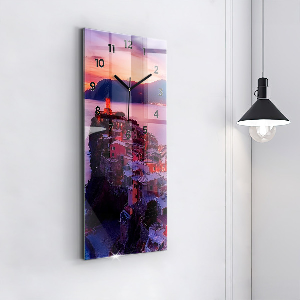 Zegar ścienny pionowy Napis Memories