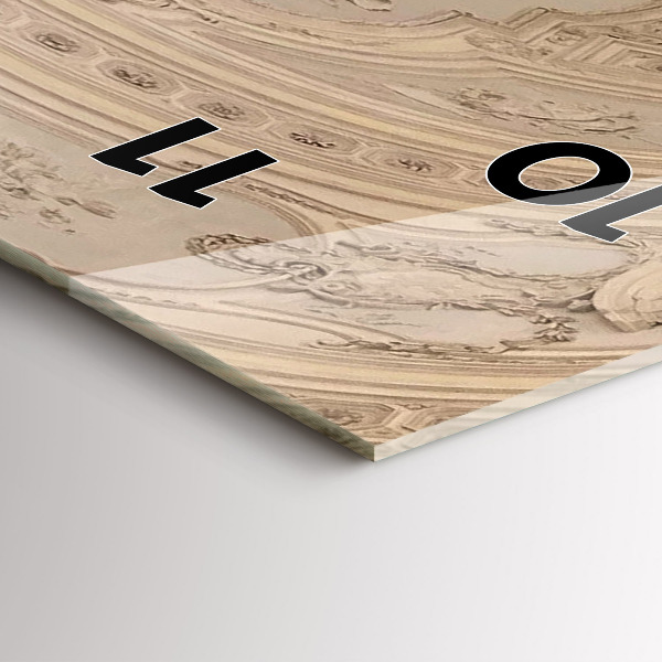 Zegar ścienny pionowy Muzeum La Veneria Reale