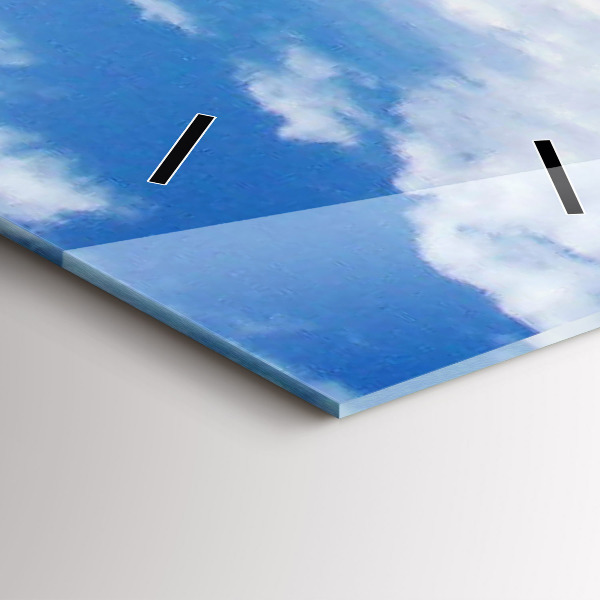 Zegar ścienny pionowy Zatonięty statek wodny