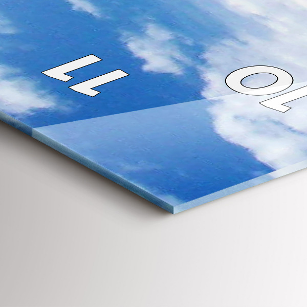 Zegar ścienny pionowy Zatonięty statek wodny