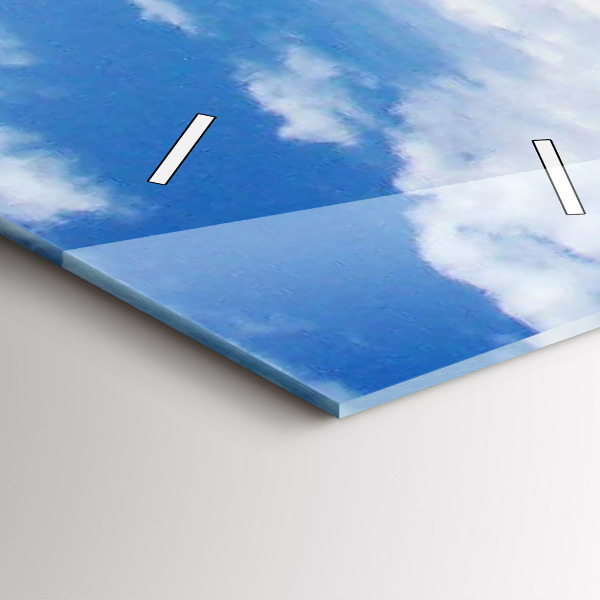 Zegar ścienny pionowy Zatonięty statek wodny