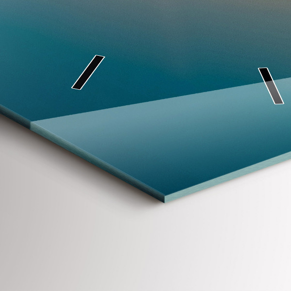 Zegar ścienny pionowy Krajobraz wschodu słońca