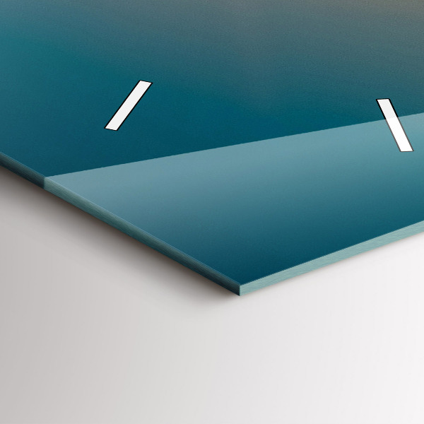 Zegar ścienny pionowy Krajobraz wschodu słońca