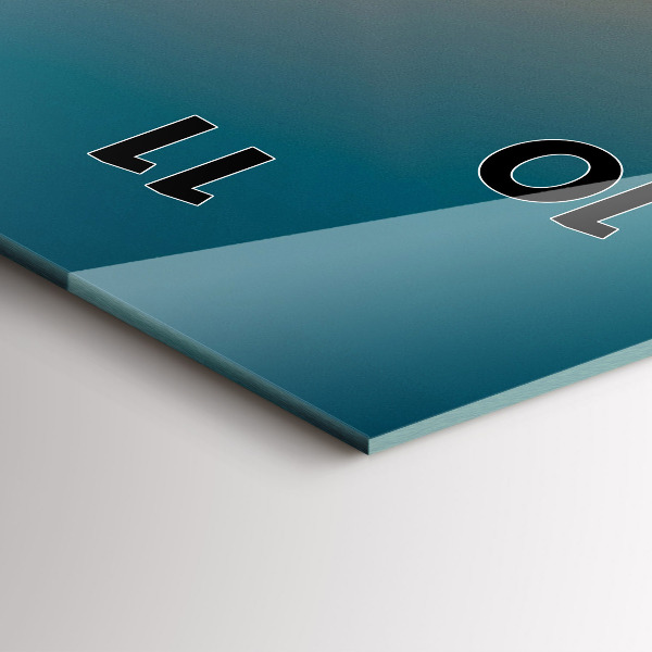 Zegar ścienny pionowy Krajobraz wschodu słońca