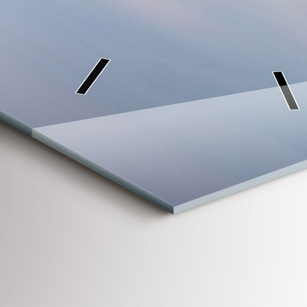 Zegar ścienny pionowy Góra pokryta śniegiem