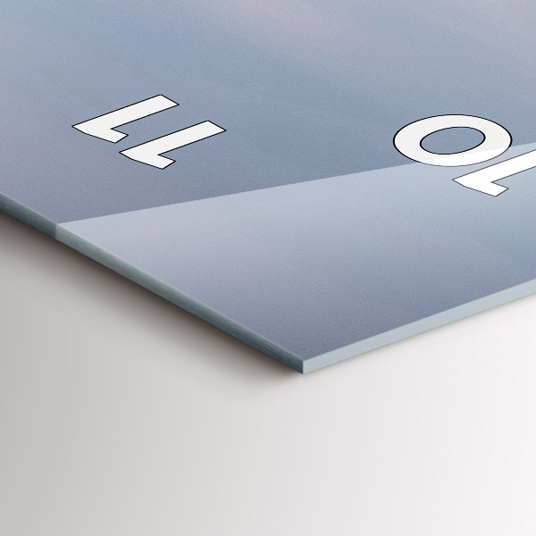 Zegar ścienny pionowy Góra pokryta śniegiem