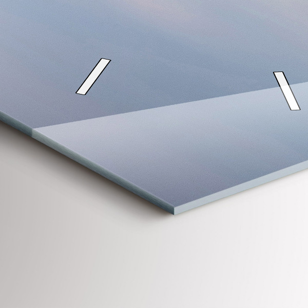 Zegar ścienny pionowy Góra pokryta śniegiem