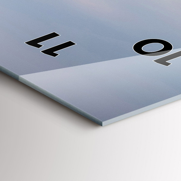 Zegar ścienny pionowy Góra pokryta śniegiem