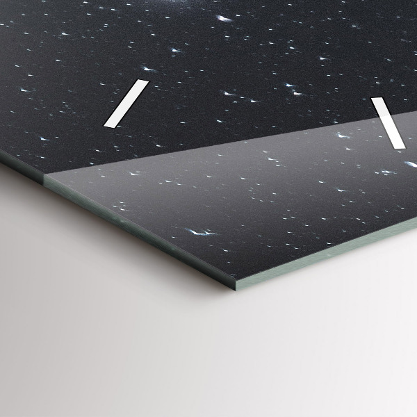 Zegar ścienny pionowy Góra pod gwiazdami