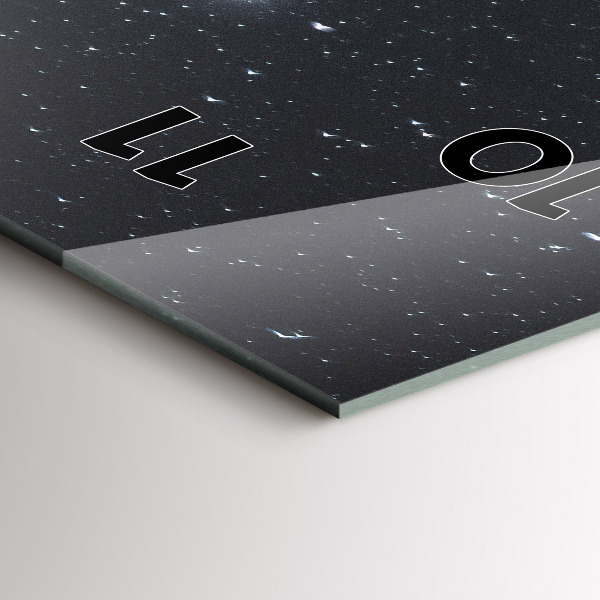 Zegar ścienny pionowy Góra pod gwiazdami