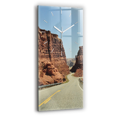 Zegar ścienny pionowy Route 66 w USA